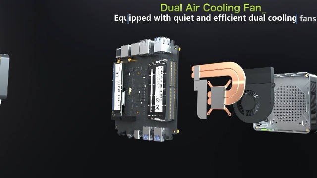 GMKtec Mini PC, K9 Intel Core Ultra 5 125H (Turbo 4.5GHz, 14C/18T